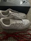 Nike Air Force 1 Supreme Low - White Size 7.5 Mens Fair Condition