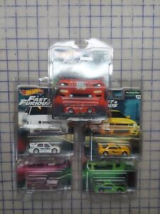 Hot Wheels Premium Fast And Furious Original Fast Complete Set Of 5 Cars W/packs