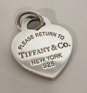 Tiffany & Co. New York 925 Sterling Silver Return To Heart Pendant