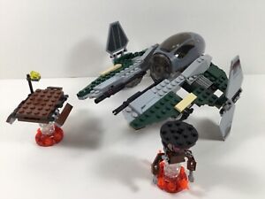 LEGO Star Wars 9494 Anakin's Jedi Interceptor Complete W/Only 2 Minifigs, Manual
