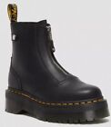 NEW Dr. Martens Jetta Zipped Zip Front Sendal Leather Platform Boots Sz 9 Womens