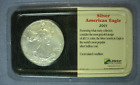 2001 American Silver Eagle ASE Liberty Dollar 1 Oz Coin Littleton Uncirculated