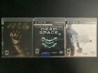 Dead Space Trilogy 1,2,3 PS3 PlayStation 3 Lot of 3 Games Complete