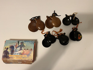 LOT OF VINTAGE SPANISH CASTANETS
