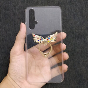 For Huawei Honor Samsung Xiaomi Google Moto OPPO 3D Cute Wings Holder Hard Cover