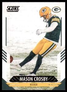 2021 Score Base #144 Mason Crosby - Green Bay Packers