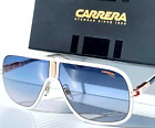 CARRERA Flaglab 11 White Frame Gradient Blue Lens Sunglass VK608