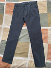 AG the tellis in grey stone sueded stretch sateen pants 34 x 34 mens NEW