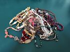 Bulk Lot Of Vintage Now Costume Jewelry Wearable Crafts Almost 2.5 Pounds Box 4
