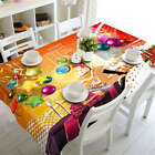 Shaped Like Star 3D Tablecloth Table cover Cloth Rectangle Wedding Party Banquet