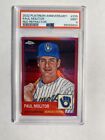 New Listing2022 Topps Chrome Platinum Paul Molitor 255 Red Refractor 2/5 PSA 9 Mint Brewers