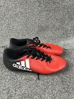 Adidas X 16.4 FG Mens US 10 Red Black Football Boots Soccer Cleats