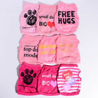 9PCS Lot Girl Bundle Dog Clothes Dog T shirt Pet Puppy Vest Size XS Small Medium