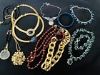 Vintage  Costume Jewelry Necklaces A Lot Some Signed Trifari Monet Craft Coro