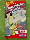 Disney Sing Along Songs Mulan: Honor To Us All VHS 1998 Classic Kids Movie Film