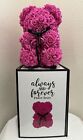 Blooming Flower Bear Pink Rosebuds Teddy Bear Always & Forever Valentines Gift