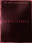 UNBELIEVABLE DVD For Your Consideration FYC Toni Collette True Crime Netflix