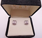 Kay Jewelers sterling & diamond stud earrings NIB