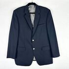 Calvin Klein Wool Two Button Blazer Suit Jacket Size 42R Black