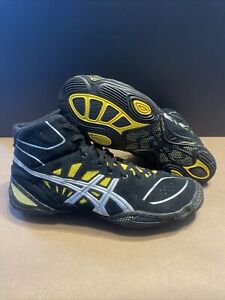 Rare Black And Yellow Dan Gabe ultimate 3 Wrestling Shoes Size 9.5