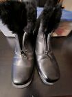 Totes Womens Black Snow Boots Size 9 Medium