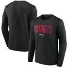 NFL Team Apparel New England Patriots Black Long Sleeve T Shirt - New With Tags
