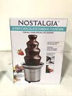 Nostalgia 4 Tier Stainless Steel Chocolate Fountain New NCFF986SS