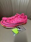 New Nike Air Zoom Maxfly Track Shoes Spikes DH5359-600 Pink Orange Mens Sz 12.5