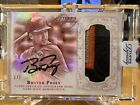 New Listing2105 Topps Dynasty Baseball Buster Posey 3-colors Patch Auto(One Of One)