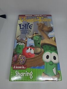 VeggieTales Lyle The Kindly Viking  VHS Lesson In Sharing SEALED