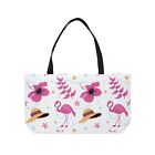 Tropical-Flamingo Theme Weekender Tote Bag