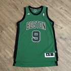 Men Adidas Boston Celtics Rajon Rondo #9 Sewn Green Jersey Small Plus +2