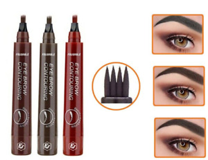 Microblading Tattoo Eyebrow Ink Pen Long Lasting Eye Brow Pencil 3D Fork-Makeup