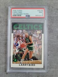 Larry Bird 2006-07 Topps Larry Bird The Missing Years #LB86  PSA 9 Mint
