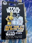New ListingDisney Parks Star Wars R2-D2 C-3PO & Droids May the 4th Be With You 2024 Pin LR