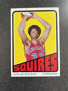 Vintage Topps Basketball  Card  Julius  Erving  Rookie #195  **READ**