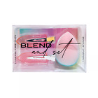 Brand New Blend & Set 3Pc : 1 Ombre Makeup Sponge & 2 Crease Free Hair Clips NEW