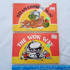 Vintage 1974 Steam Cooking Now! 1980 Wok Way Owlswood Cookbook Asian Chinese
