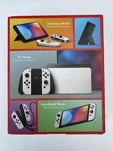 New ListingNintendo Switch OLED Model HEG-001 Handheld Console - 64GB - White **Excellent**