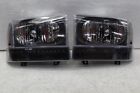 FOR BLK 99-04 Ford F250 F350 Superduty Headlights + SMD LED Bumper Signal Lights (For: 2002 Ford F-350 Super Duty Lariat 7.3L)