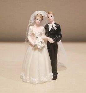 Wedding Cake Topper Bride & Groom 3.5