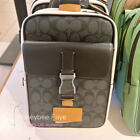 NWT Coach MEN'S Track Pack In Colorblock Signature Canvas CR269