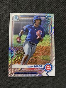 2021 Bowman Chrome Prospects Shimmer Refractor #BCP-153 Kevin Made Chicago Cubs