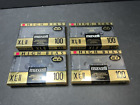 Lot Of 4 Maxell XLII 100 Minutes High Bias Cassette Tape Blank Audio NEW Sealed!