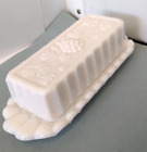 Vintage WC Westmoreland butter dish Keeper Grapes Hobnail Raised Decor