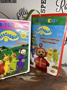 PBS Kids Teletubbies VHS Merry Christmas & Dance with Teletubbies