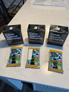 Cards Against Humanity - 3 red box and 3 geek paks Party Game new