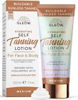 Self Tanning Lotion for Face & Body, Indoor Tanning Lotion, Sunless Tanner 7.5oz
