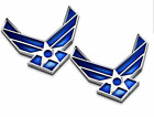 2pcs 3D Metal U.S. Air Force USAF Wings Car Trunk Emblem Badge Decal Stickers