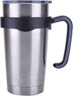 Tumbler Handle for 20 oz Yeti Rambler Cooler Cup, Rtic Mug, Sic (20 Oz, Black)